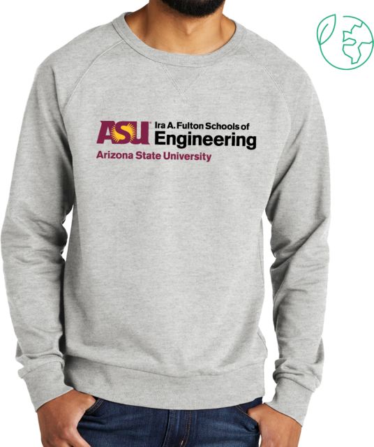 Arizona State Organic French Terry Crewneck Sweatshirt Ira A Fulton Schools of Engineering - ONLINE ONLY