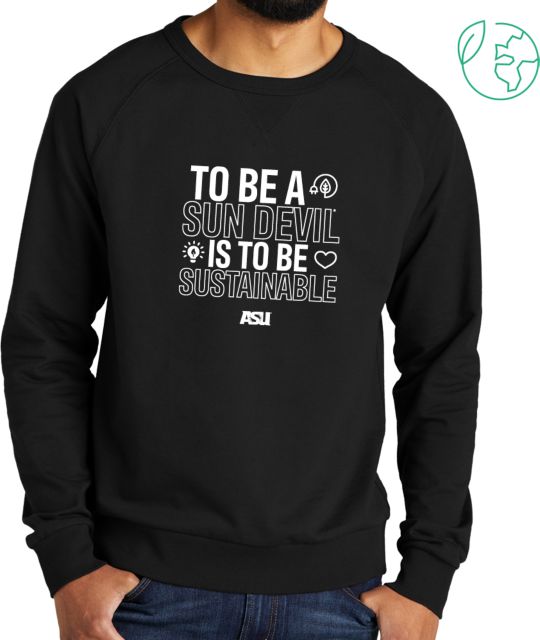 Arizona State Allmade Organic French Terry Crewneck Sweatshirt To Be Sustainable - ONLINE ONLY