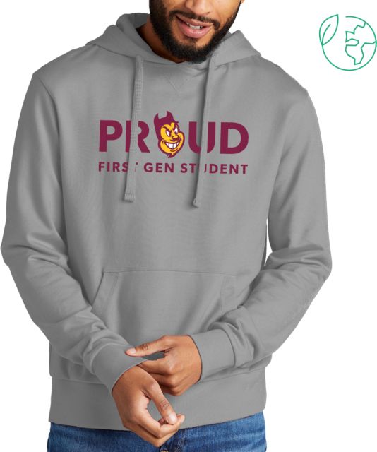 Arizona State Allmade Light Organic French Terry Pullover Hoodie Arizona State - Proud First Gen Student - ONLINE ONLY