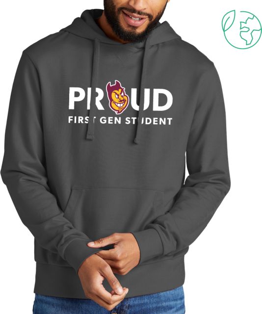 Arizona State Allmade Dark Organic French Terry Pullover Hoodie Arizona State - Proud First Gen Student - ONLINE ONLY
