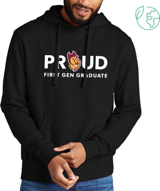 Arizona State Allmade Organic French Terry Pullover Hoodie Arizona State - Proud First Gen Graduate - ONLINE ONLY