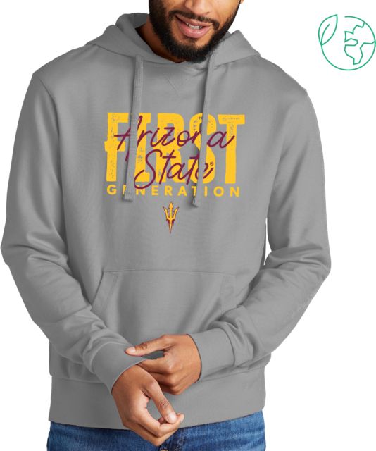 Arizona State Allmade Light Organic French Terry Pullover Hoodie Arizona State - First Generation - ONLINE ONLY