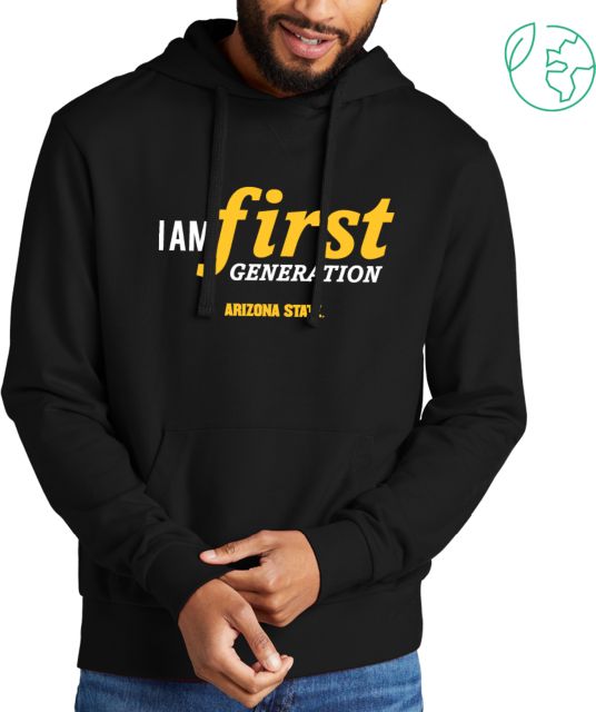 Arizona State Allmade Organic French Terry Pullover Hoodie Arizona State - I Am First Generation - ONLINE ONLY