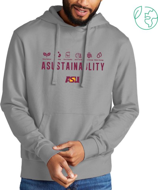 Arizona State Allmade Light Organic French Terry Pullover Hoodie ASUstainablity - ONLINE ONLY