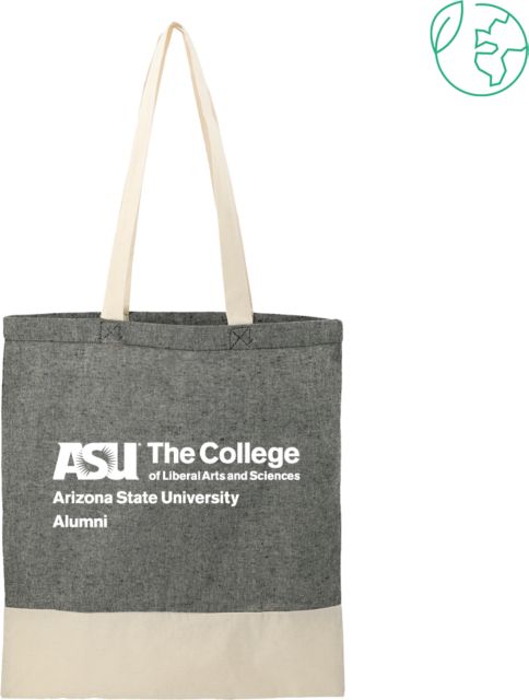 Arizona State Split Recycled Cotton Twill Convention Tote The College of Liberal Arts and Sciences Alumni - ONLINE ONLY
