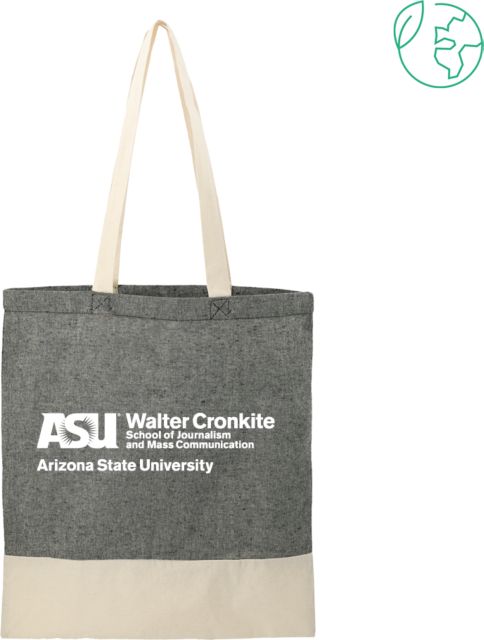 Arizona State Split Recycled Cotton Twill Convention Tote Walter Cronkite School of Journalism - ONLINE ONLY