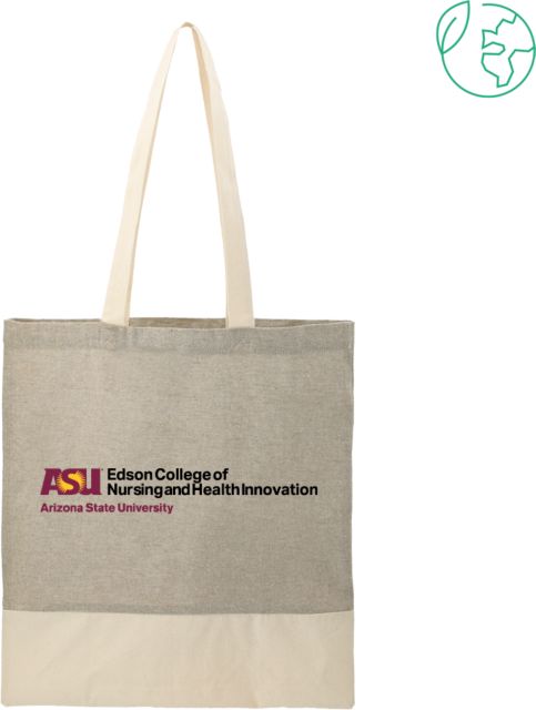 Arizona State Split Recycled Cotton Twill Convention Tote Edson College of Nursing and Health Innovation - ONLINE ONLY