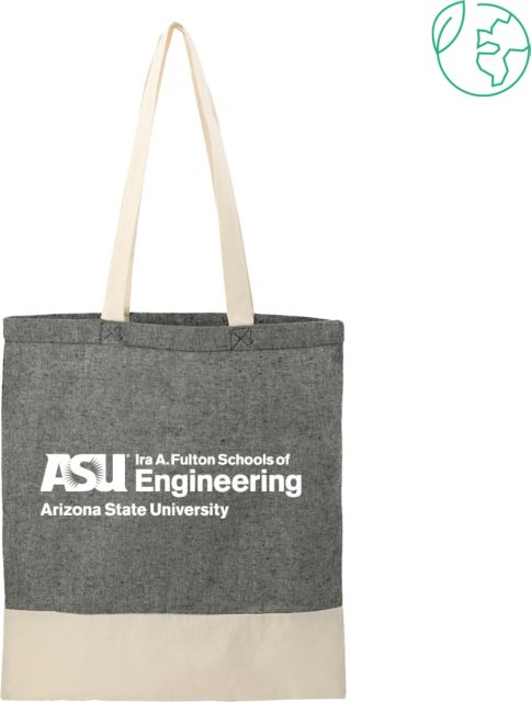 Arizona State Split Recycled Cotton Twill Convention Tote Ira A Fulton Schools of Engineering - ONLINE ONLY