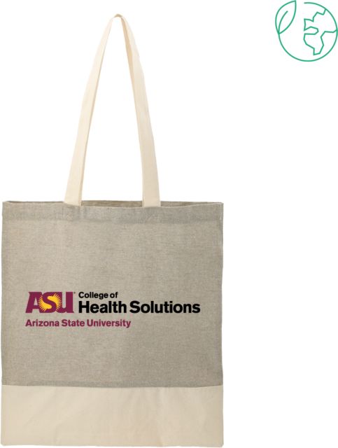 Arizona State Split Recycled Cotton Twill Convention Tote College of Health Solutions - ONLINE ONLY