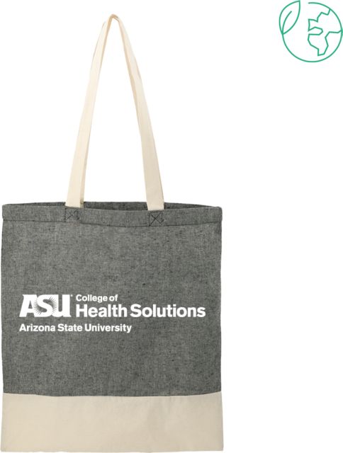 Arizona State Split Recycled Cotton Twill Convention Tote College of Health Solutions - ONLINE ONLY