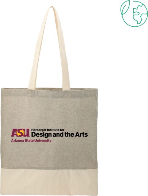 Arizona State Split Recycled Cotton Twill Convention Tote Herberger Institute of Design and Arts - ONLINE ONLY