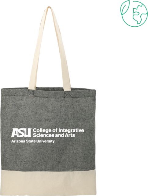 Arizona State Split Recycled Cotton Twill Convention Tote College of Integrative Sciences and Arts - ONLINE ONLY