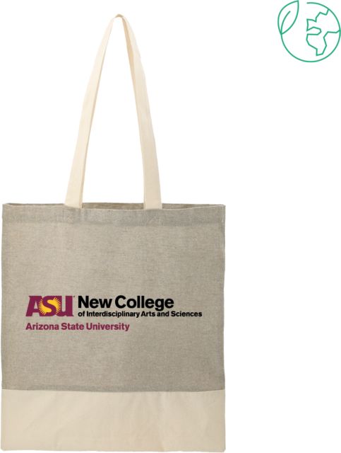 Arizona State Split Recycled Cotton Twill Convention Tote New College of Interdisciplinary Arts - ONLINE ONLY