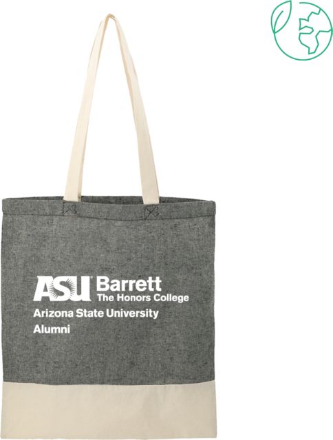 Arizona State Split Recycled Cotton Twill Convention Tote Barrett The Honors College Alumni - ONLINE ONLY