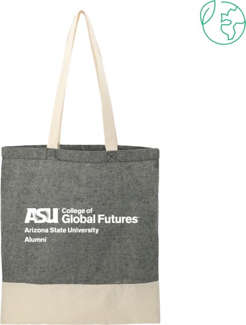 Arizona State Split Recycled Cotton Twill Convention Tote College of Global Futures Alumni - ONLINE ONLY