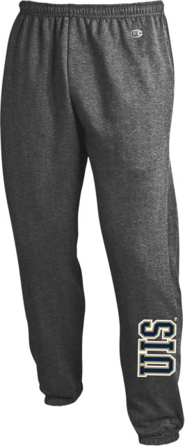 UIS Champion Granite Banded Bottom Sweatpants Arched UIS Prairie Stars - ONLINE ONLY