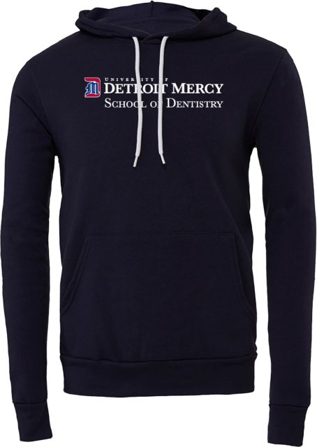 Detroit Mercy Bella + Canvas Fleece Hood Detroit Mercy School of Dentistry - ONLINE ONLY