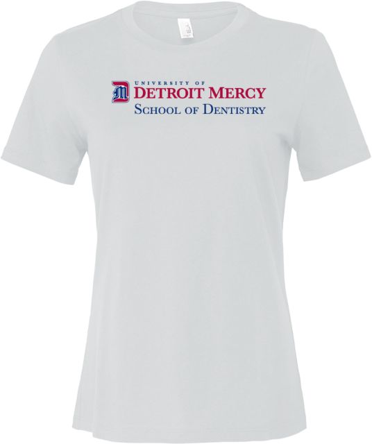 Detroit Mercy Bella + Canvas Womens Relaxed Cotton T Shirt Detroit Mercy School of Dentistry - ONLINE ONLY