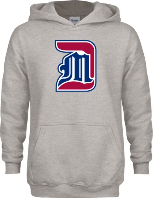 Detroit Mercy Youth Fleece Hood Detroit Mercy Athletic Monogram - ONLINE ONLY