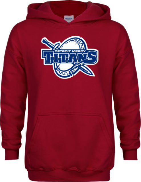 Detroit Mercy Youth Fleece Hoodie Detroit Mercy Titans Athletic Mark - ONLINE ONLY