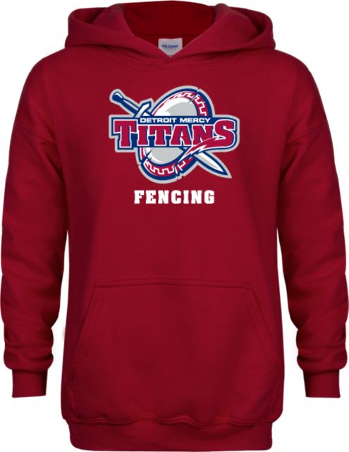 Detroit Mercy Youth Fleece Hoodie Fencing - Detroit Mercy - ONLINE ONLY