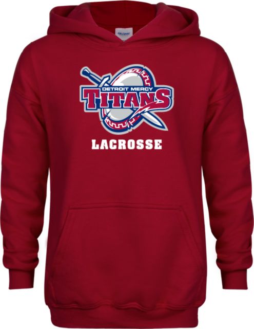 Detroit Mercy Youth Fleece Hoodie Lacrosse - Detroit Mercy - ONLINE ONLY