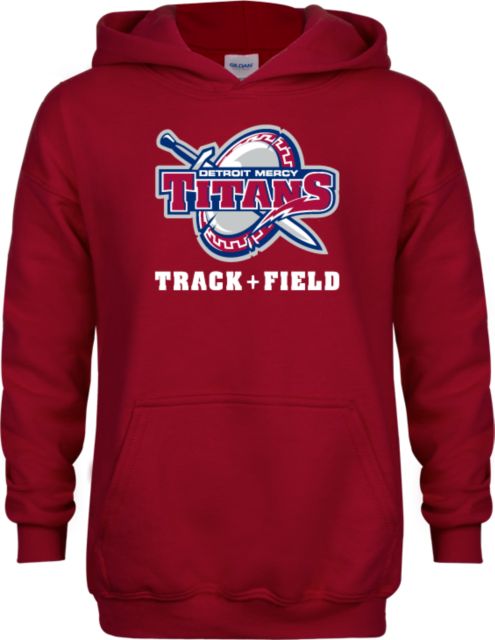 Detroit Mercy Youth Fleece Hoodie Track and Field - Detroit Mercy - ONLINE ONLY
