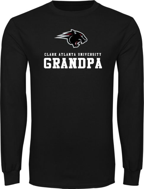 Clark Atlanta Long Sleeve T Shirt Panthers Grandpa - ONLINE ONLY