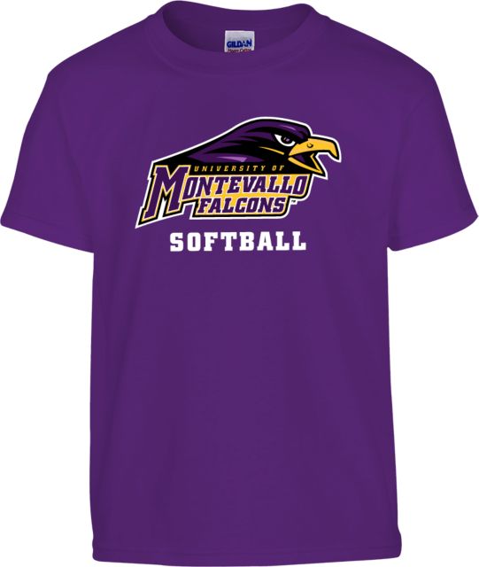 Montevallo Youth T Shirt Montevallo Falcons Softball - ONLINE ONLY