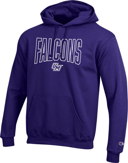 Montevallo Champion Fleece Hoodie Montevallo Falcons Est Yr Distressed - ONLINE ONLY