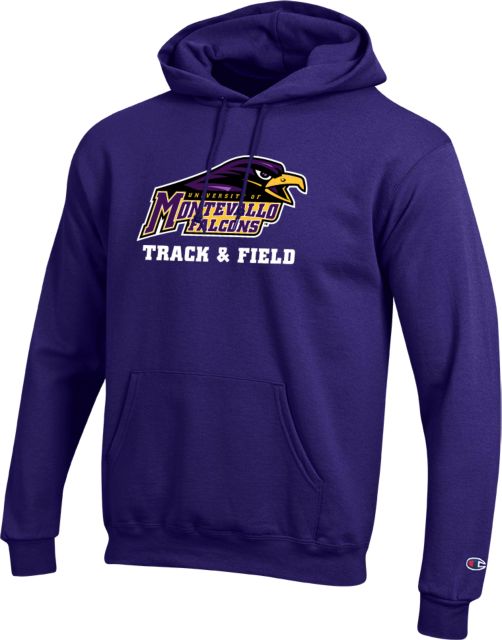 Montevallo Champion Fleece Hoodie Montevallo Falcons Track and Field - ONLINE ONLY