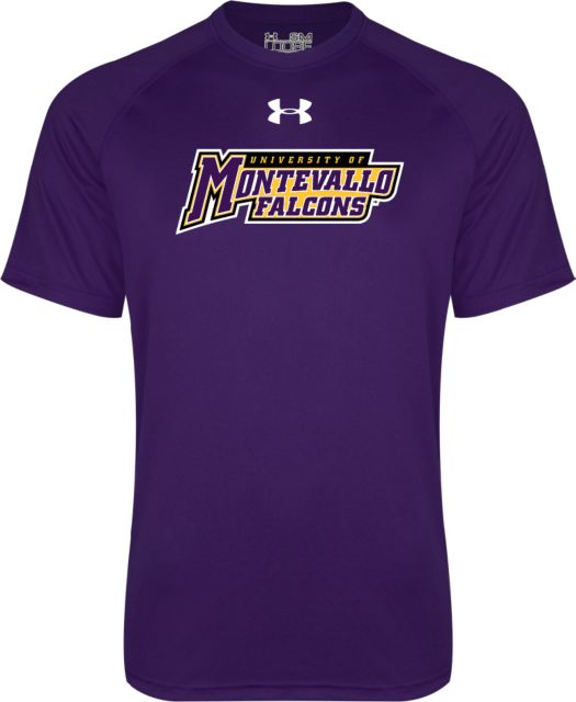 Montevallo Under Armour Tech Tee Montevallo Falcons Athletics Wordmark UA - ONLINE ONLY