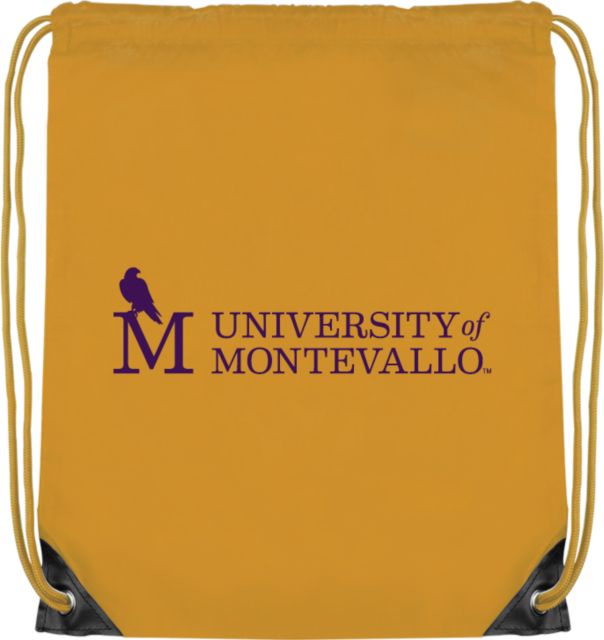 Montevallo Drawstring Backpack Montevallo Institutional Wordmark - ONLINE ONLY