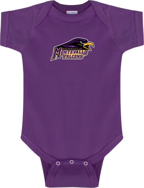 Montevallo Infant Bodysuit Montevallo Primary Athletics Wordmark - ONLINE ONLY