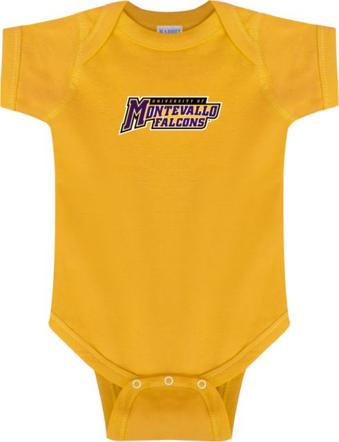 Montevallo Infant Bodysuit Montevallo Falcons Athletics Wordmark - ONLINE ONLY