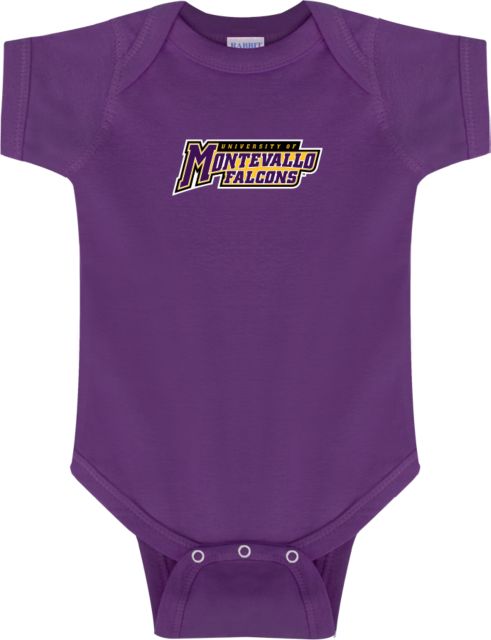 Montevallo Infant Bodysuit Montevallo Falcons Athletics Wordmark - ONLINE ONLY