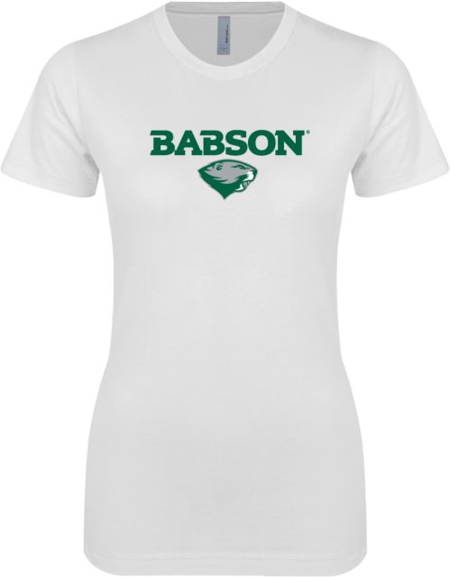 Babson Next Level Ladies SoftStyle Junior Fitted Tee Secondary Mark - ONLINE ONLY