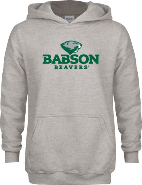 Babson Youth Fleece Hood Primary Mark - ONLINE ONLY