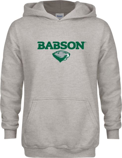 Babson Youth Fleece Hood Secondary Mark - ONLINE ONLY