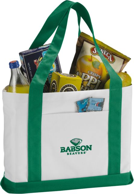 Babson Contender Canvas Tote Primary Mark - ONLINE ONLY