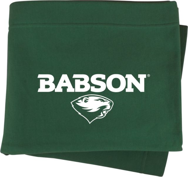 Babson Sweatshirt Blanket Secondary Mark - ONLINE ONLY