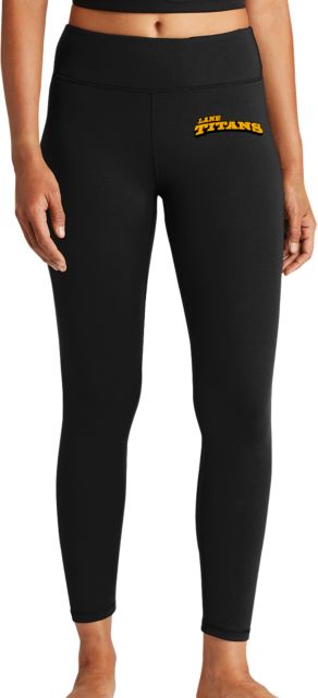 Lane Community Womens Performance Legging Athletic Wordmark - ONLINE ONLY