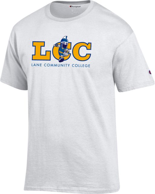Lane Community Champion T Shirt Mascot LCC Full Name - ONLINE ONLY
