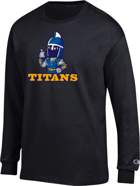 Lane Community Champion Long Sleeve T Shirt Mascot with Titans - ONLINE ONLY