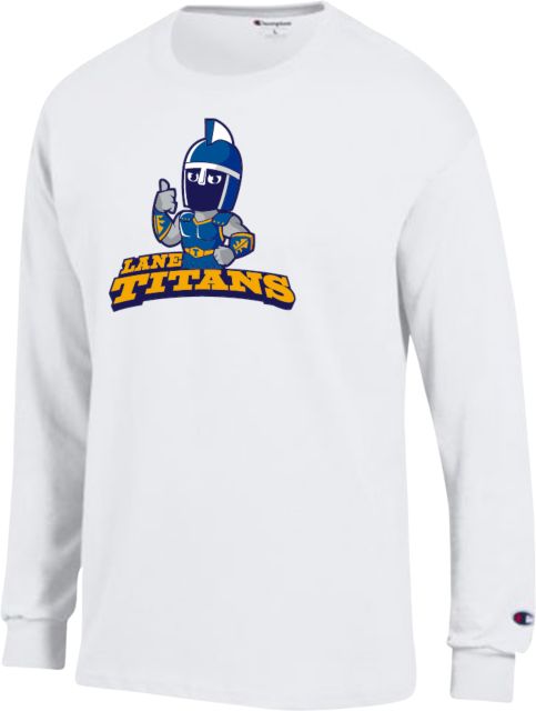 Lane Community Champion Long Sleeve T Shirt Mascot with Wordmark - ONLINE ONLY