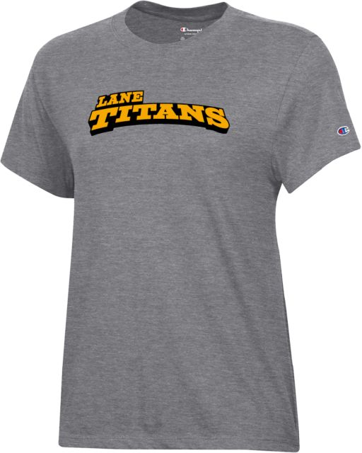 Lane Community Champion Womens Core Short Sleeve Tee Athletic Wordmark - ONLINE ONLY