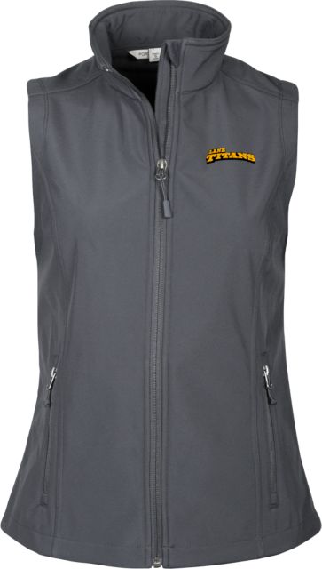 Lane Community Womens Core Softshell Vest Athletic Wordmark - ONLINE ONLY