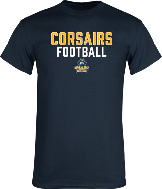 UMass Dartmouth T Shirt UMass Corsairs Football - ONLINE ONLY