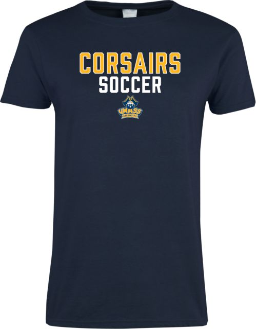 UMass Dartmouth Ladies T Shirt UMass Corsairs Soccer - ONLINE ONLY