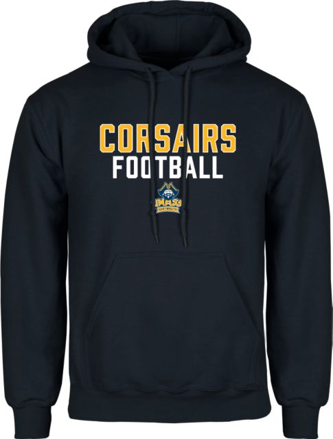 UMass Dartmouth Fleece Hoodie UMass Corsairs Football - ONLINE ONLY